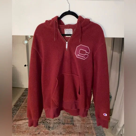 Clothing Womens Maroon Champion Hoodie Champion Women's Burgundy